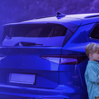 Man child electric car