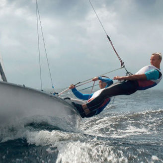 man on a yatch