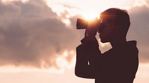 Man with Binocular