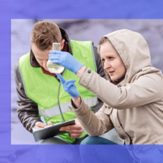 a man and a woman working