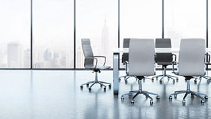 Business performance monitoring concept, businessman using smartphone Online survey filling out, digital form checklist, blue background.