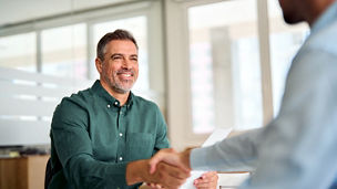 Men shaking hands