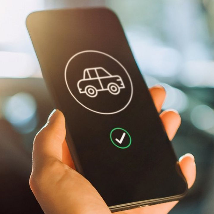 Mobile phone app for transporting people