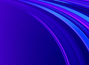 Multiple blue lines forming a curve