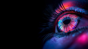 buntes Auge 