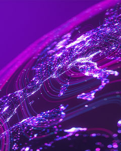 Abstract earth depiction