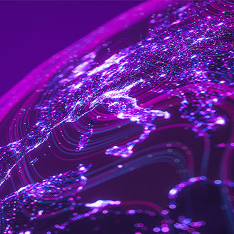 Close-up of an abstract earth