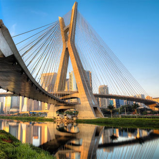 Octavio bridge brazil banner