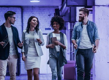 Colleagues in office