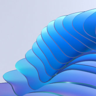 Blaue Wellen