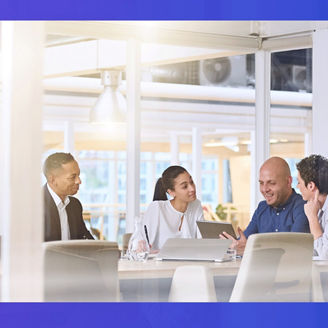 People in a meeting