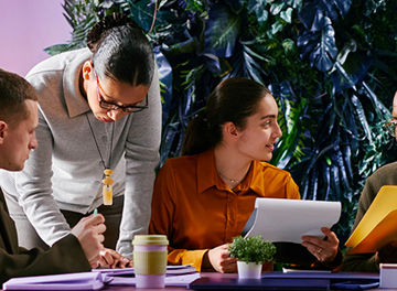 Colleagues in a meeting