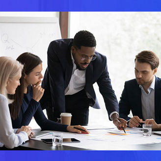 colleagues in a meeting