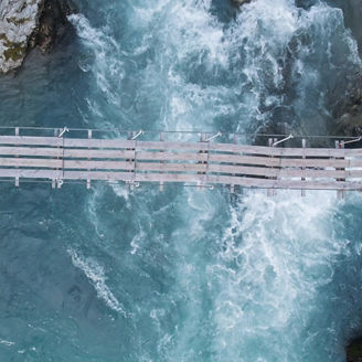 Person walking on the Bridge
