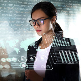 person-with-digital-overlay-on-blue-tech-background