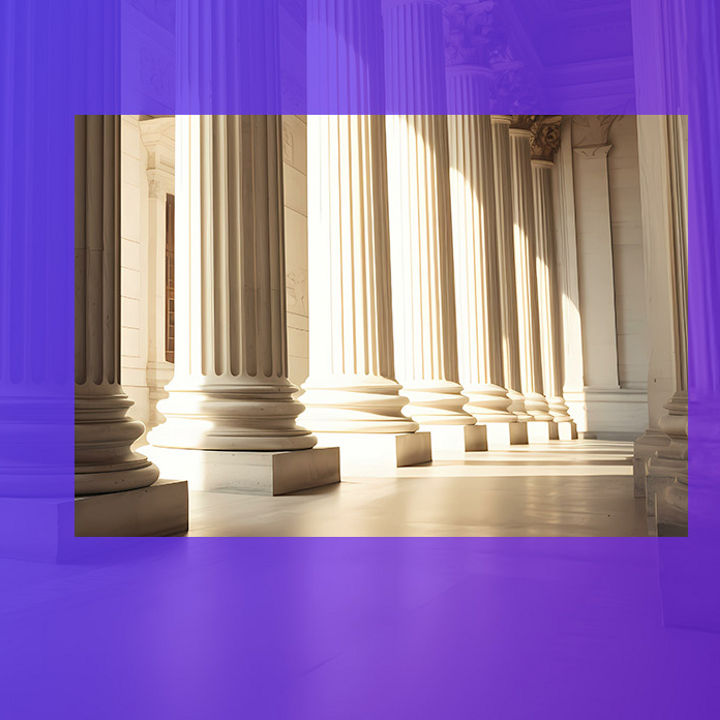 Pillars of legal building