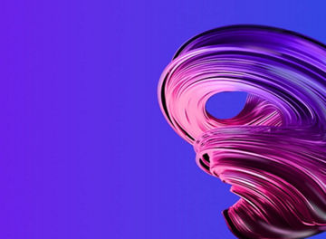 Pink Violet 3D Abstract structure