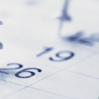 pinezki na kalendarzu