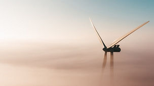 Wind mills on a wind farm