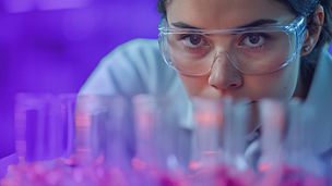 Kobieta w laboratorium