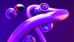 abstract swirle purple