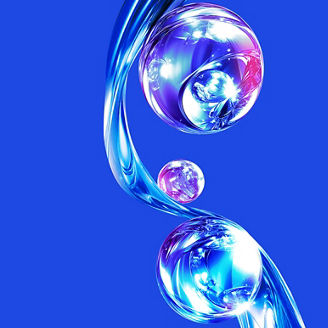 Abstract image of water droplets