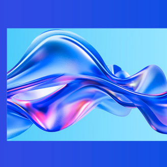 Abstract pink and blue image