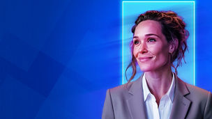 woman smiling