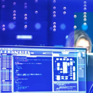 Programador num escritório