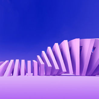 formas geométricas abstratas em movimento