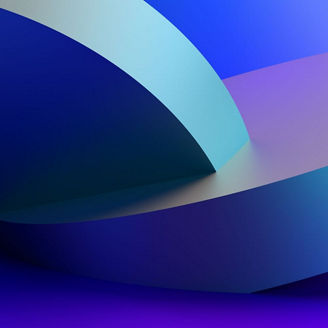 Formas abstratas em linha ligeiramente curvada