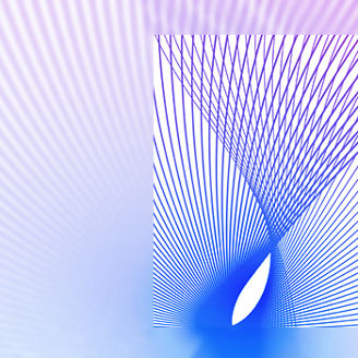 Purple blue line spiral banner