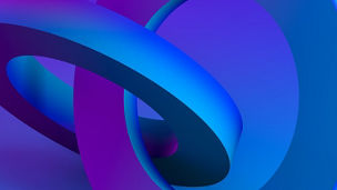 purple blue spherical abstract