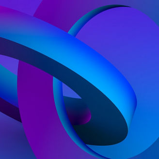 purple blue spherical abstract