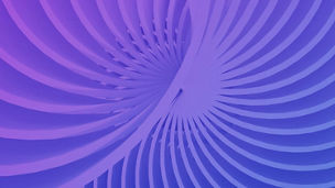 Abstract purple 3D shapes