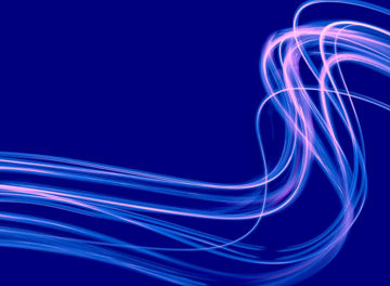 Purple spiral abstract banner