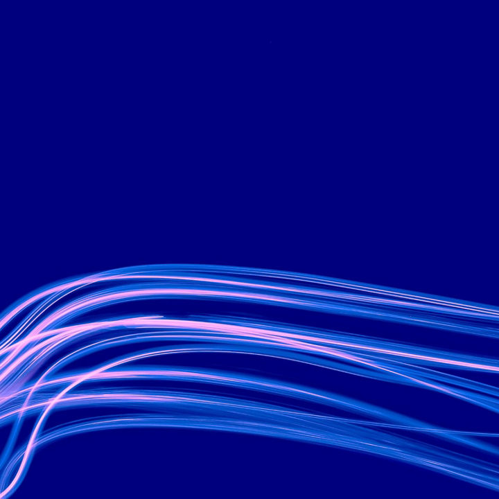 Purple spiral abstract banner