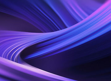 Purple and blue swirled ribbon