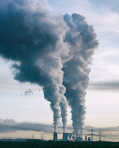 Rauchwolke Atomkraftwerk