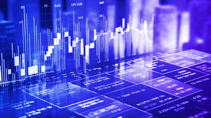 Business professional using smart phone in the city