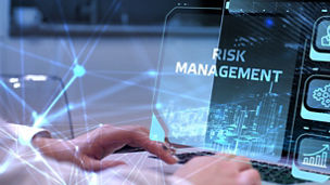 Risk Management and Assessment for Business Investment Concept. Business, Technology, Internet and network concept.