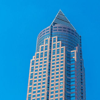 Building in blue