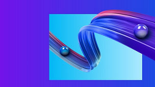 Ribbon and sphere image