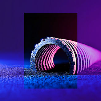 Pipe on a blue background