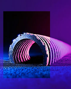 Pipe on a blue background