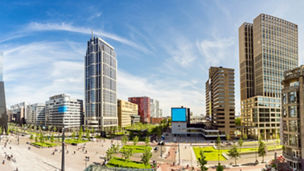 Hauptbahnhof in Rotterdam, Holland