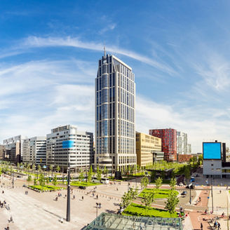 Hauptbahnhof in Rotterdam, Holland