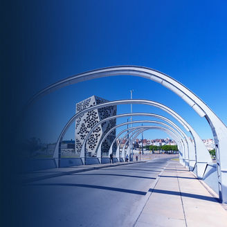 santa fe bridge arches argentina