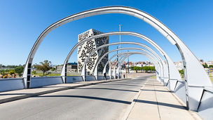 Santa Fe Bridge arches Argentina