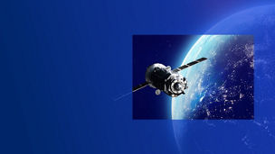 Sky reflection over building